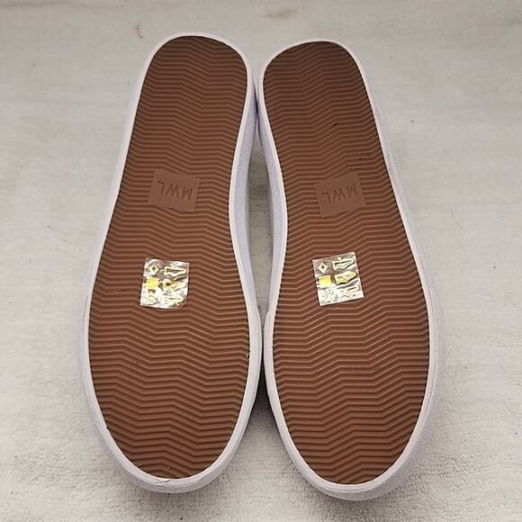 ๐MADEWEL SIDEWALK LOWTOP WHITE LEATHER UNISEX SNEAKERS MENS 7.5 LADIES 9 NWOB - Picture 13 of 16